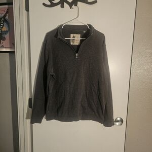 Grey Linksoul Quarter Zip Pullover (Size L)Super clean Linksoul quarter zip